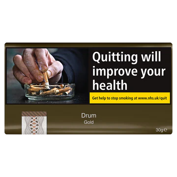 Drum Gold Hand Rolling Tobacco - 30g Pouch